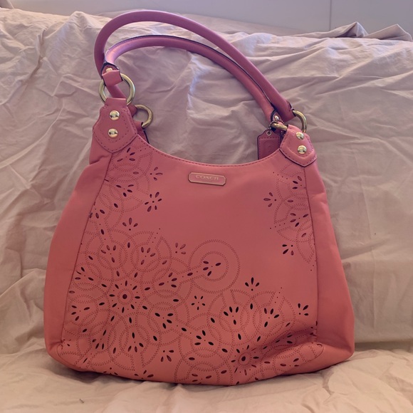 Coach Handbags - Coach purse with flower accents